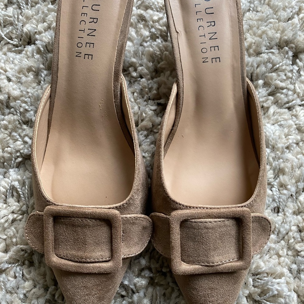 Journee Collection Vianna Mule Kitten Heel